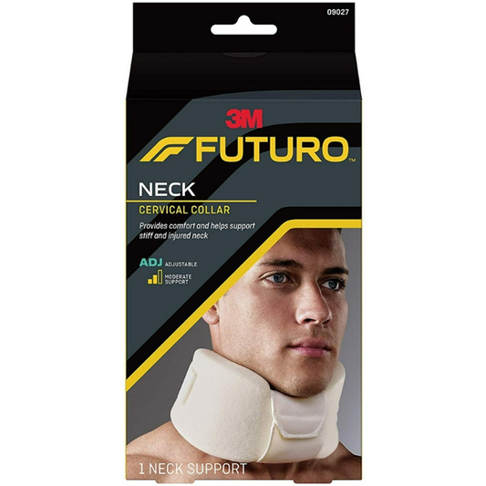 FUTURO Soft Cervical Collar, Adjustable Neck Support, One Size Supports & Braces Pasteur Pharmacy