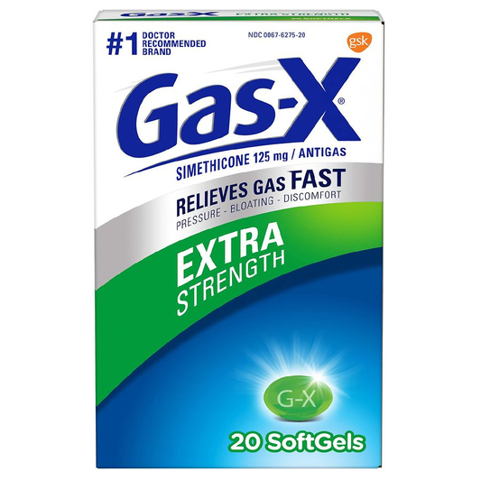 Gas-X Antigas, Extra Strength, 125 Mg, Soft Gels Health & Beauty Pasteur Pharmacy