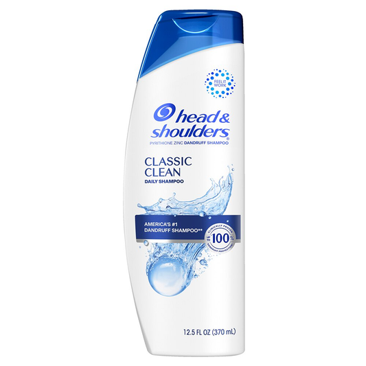 Head & Shoulders Classic Clean Daily Dandruff Shampoo 12.5 Fl Oz Shampoo Pasteur Pharmacy