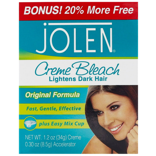 Jolen Creme Bleach Dark Hair Lightener Cream Original - 1.2 Oz Jar Health & Beauty Pasteur Pharmacy
