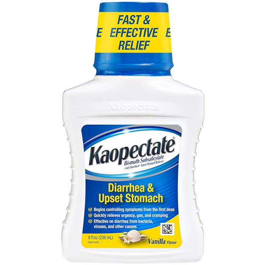 Kaopectate Vanilla Flavor Diarrhea & Upset Stomach 8 Fl Oz Bottle Health & Beauty Pasteur Pharmacy