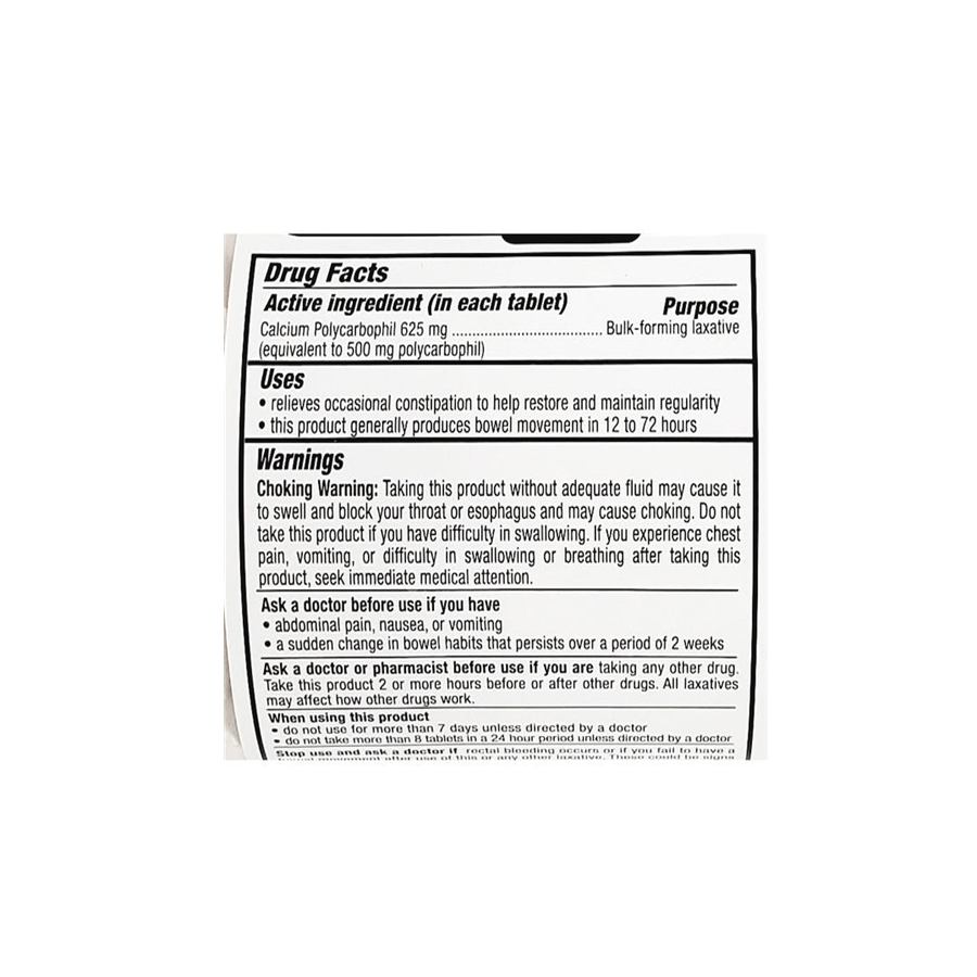 Fiber Unboxed Tablet 625 Mg 90 Ct Health & Beauty Pasteur Pharmacy
