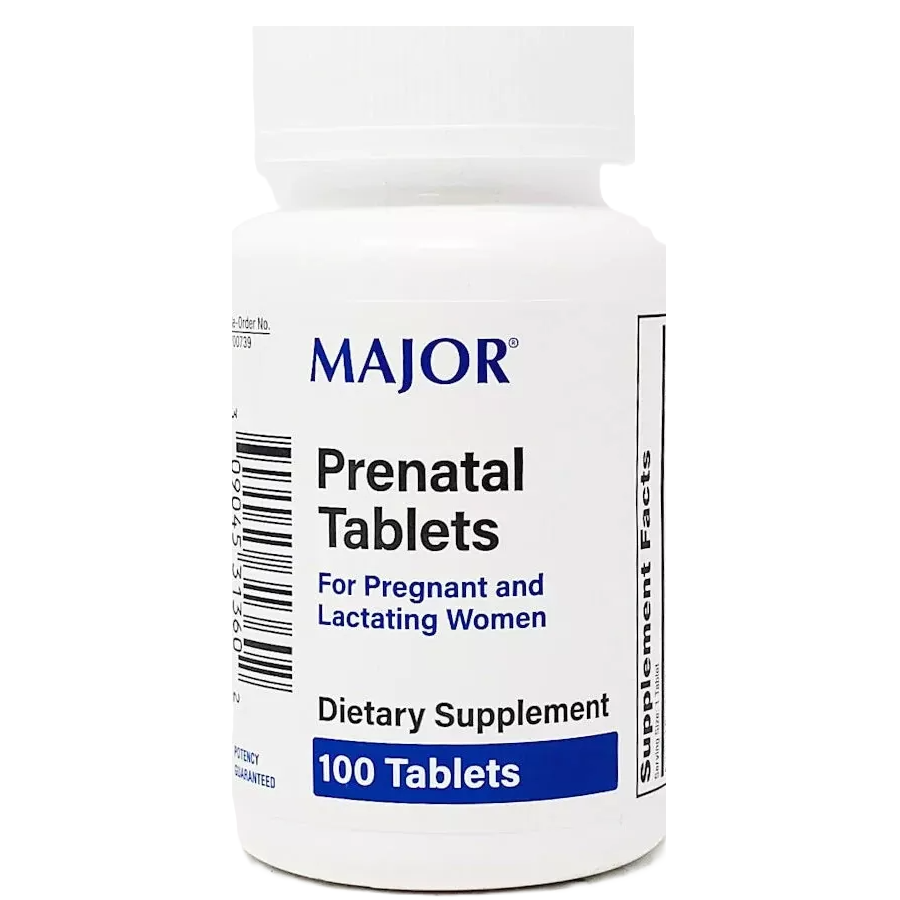 Major Prenatal Tablets 100 Tablets Health & Beauty Pasteur Pharmacy
