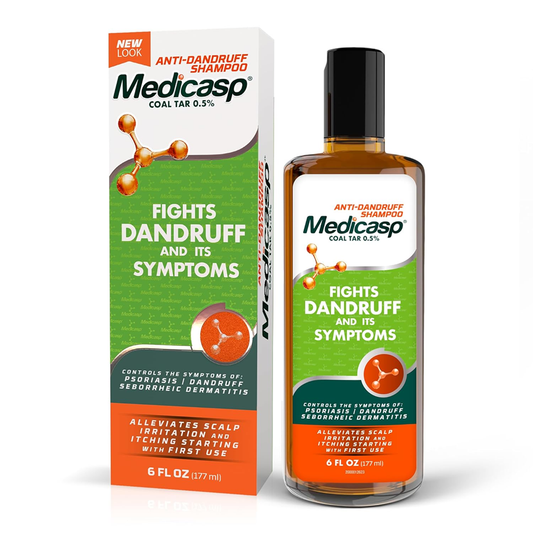 Medicasp Coal Tar Gel Original Strength Dandruff Shampoo, 6 Oz Shampoo Pasteur Pharmacy