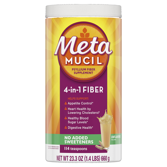 Metamucil Psyllium Husk Powder Fiber Supplement Unflavored Health & Beauty Pasteur Pharmacy