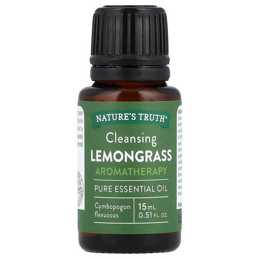 Nature's Truth Cleansing Lemongrass Pure Essential Oil 0.51 Fl Oz Health & Beauty Pasteur Pharmacy
