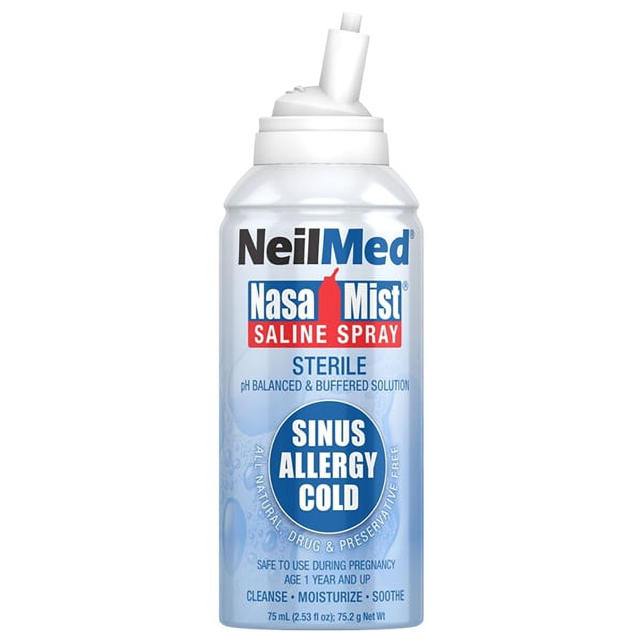 Neilmed Nasamist Isotonic Saline Spray For Allergy & Sinus, 75 Ml Medicine & Drugs Pasteur Pharmacy