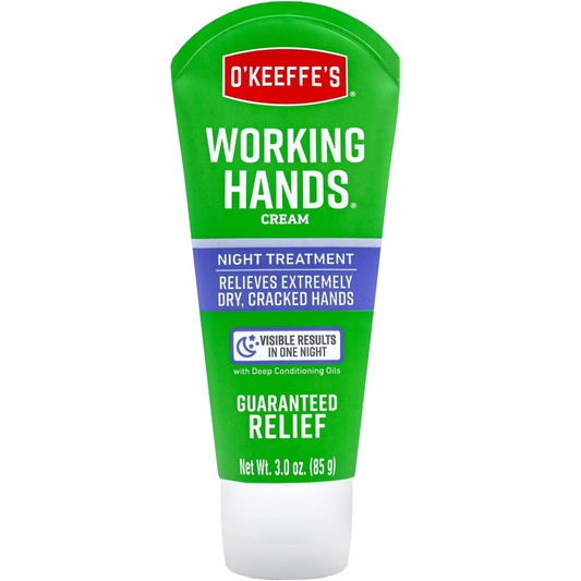O'Keeffe's® Working Hands® Night Treatment – 3 Ounce Tube Lotion & Moisturizer Pasteur Pharmacy