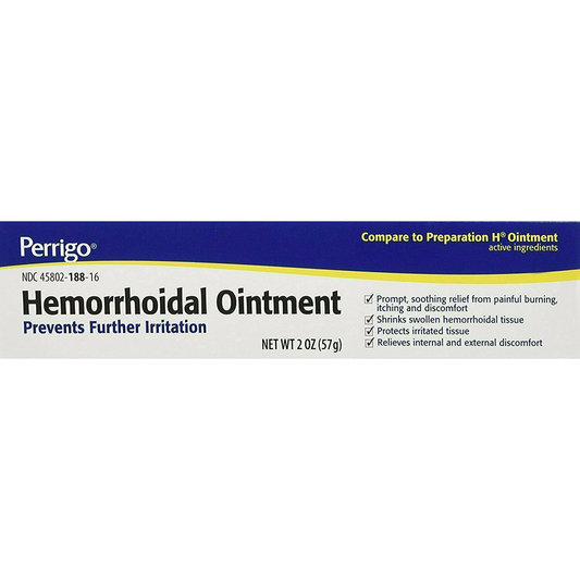 Perrigo Hemorrhoidal Pain Relief Ointment 2 Oz Health & Beauty Pasteur Pharmacy