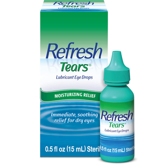 Refresh Tears Moisturizing Relief Lubricant Eye Drops 0.5 Fl Oz Personal Care Pasteur Pharmacy