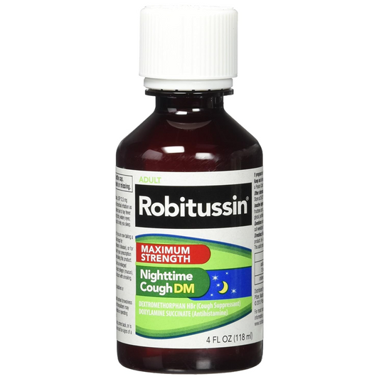 Robitussin Adult Maximum Strength Nighttime Cough DM – 4 fl oz Health & Beauty Pasteur Pharmacy