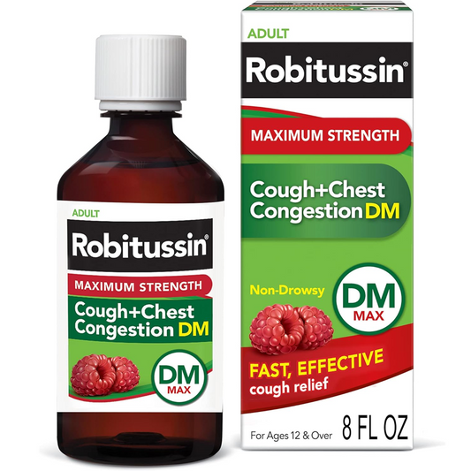 Robitussin Adult Cough & Chest DM Non Drowsy - 8 Fl Oz Health & Beauty Pasteur Pharmacy