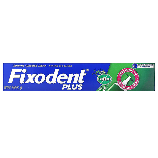 Fixodent Food Seal Denture Adhesive Cream Plus Scope Flavor Denture Adhesives Pasteur Pharmacy