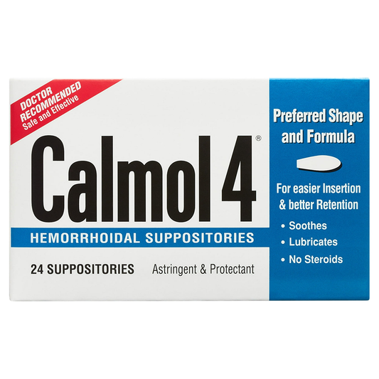 Calmol 4 Hemorrhoidal Suppositories Health & Beauty Pasteur Pharmacy