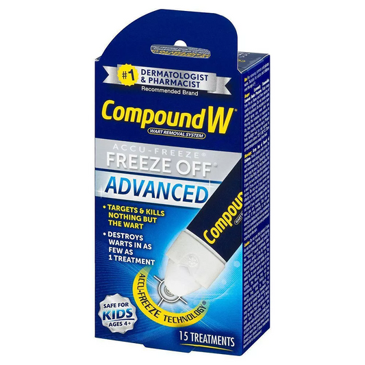 Compound W Wart Removal System Freeze Off Advanced Treatment Health & Beauty Pasteur Pharmacy
