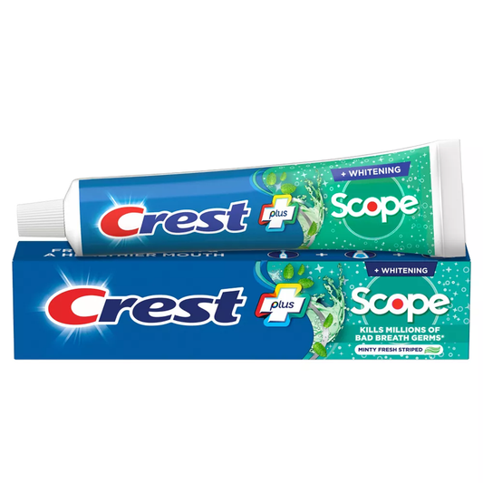 Crest Complete Plus Whitening Scope Minty Fresh Striped Fluoride Toothpaste, 5.4 Oz Toothpaste Pasteur Pharmacy