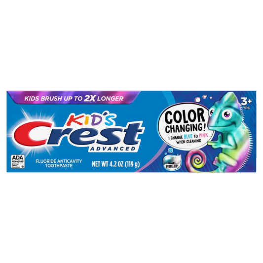 Crest Advanced Kids' Fluoride Toothpaste - Bubblegum Flavor - 4.2oz Toothpaste Pasteur Pharmacy