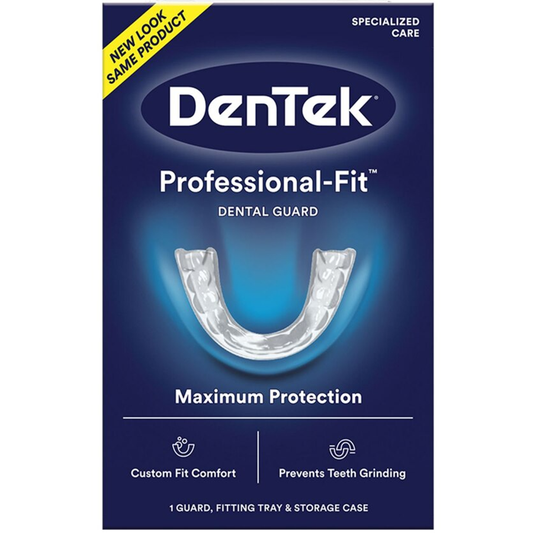 DenTek Professional Fit Dental Guard, For Nighttime Teeth Grinding, 1 Count Kit Oral Care Pasteur Pharmacy
