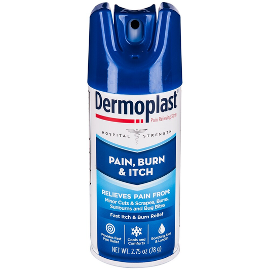 Dermoplast Pain, Burn & Itch Relieving Spray - 2.75 Oz Health & Beauty Pasteur Pharmacy