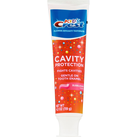 Kid's Crest Cavity Protection Bubblegum Flavor Toothpaste Gel Formula, 4.2 Oz Toothpaste Pasteur Pharmacy