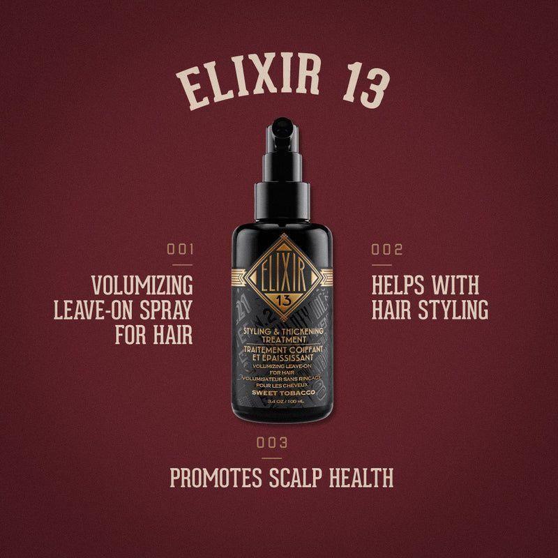 18.21 Man Made Elixir 13 Sweet Tobacco Styling & Thickening Treatment 3.4 oz Hair Styling Treatment Pasteur Pharmacy