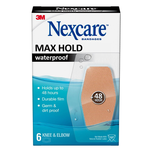 Nexcare Max Hold Waterproof Bandages Knee & Elbow First Aid Pasteur Pharmacy