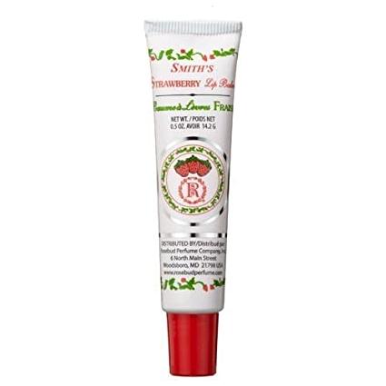 Rosebud Perfume Co. Strawberry Lip Balm Tube 0.5 oz Lip Balm Pasteur Pharmacy