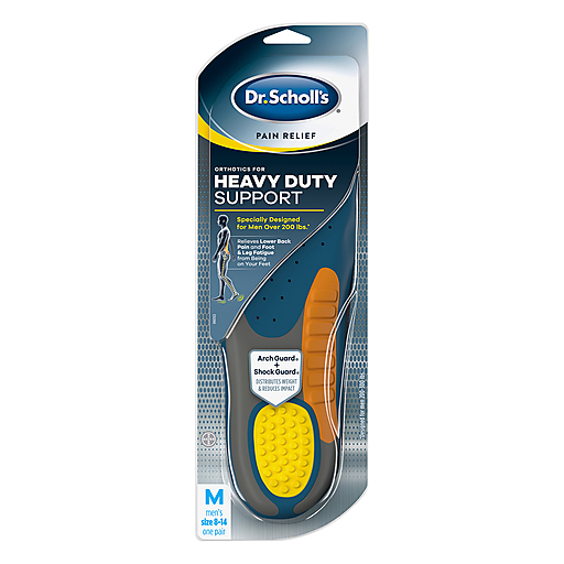 Dr. Scholl's Pain Relief Orthotics Heavy Duty Insoles For Men, Size 8-14, 1 Pair Insoles & Inserts Pasteur Pharmacy