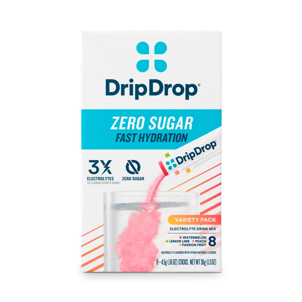 DripDrop Hydration Powder Zero Sugar Variety 8Ct Beverages Pasteur Pharmacy