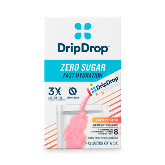 DripDrop Hydration Powder Zero Sugar Variety 8Ct Beverages Pasteur Pharmacy