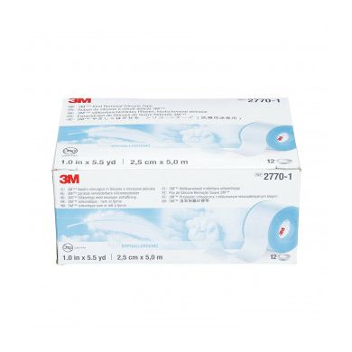 3M Micropore S Silicone Medical Tape 1 Inch X 5-1/2 Yard Blue, 1 Roll Medical Pasteur Pharmacy