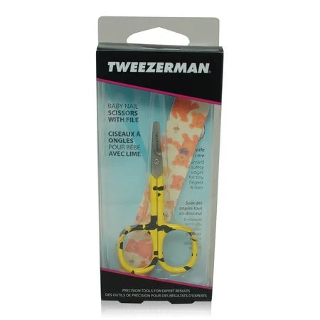 Tweezerman Baby Nail Scissor with Bear Design File, 1 ea Baby Nail Scissors Pasteur Pharmacy