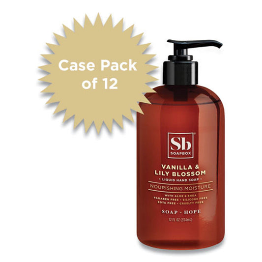 Soapbox Liquid Vanilla & Lily Blossom Hand Soap 12 Fl Oz Dish Detergent & Soap Pasteur Pharmacy