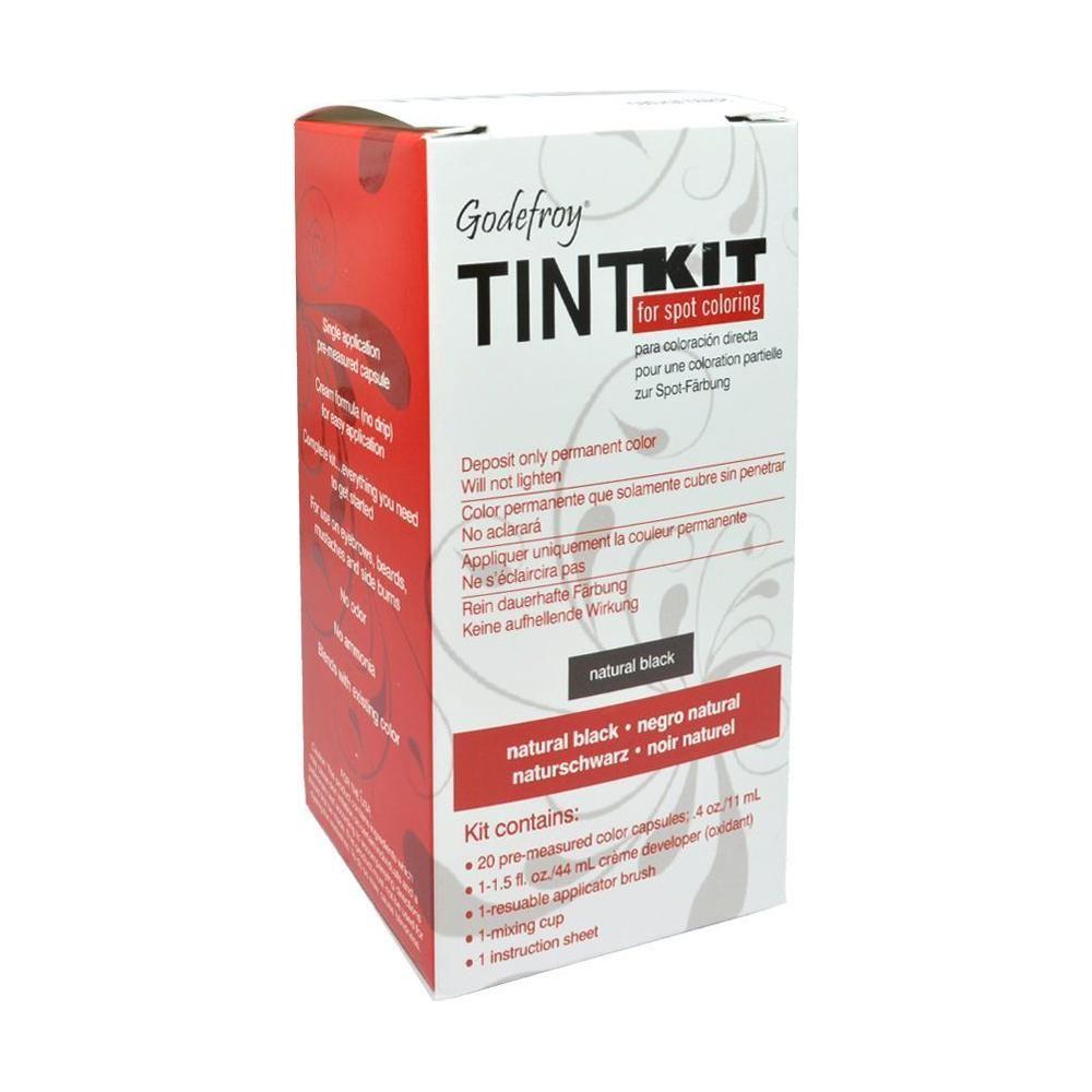Godefroy Tint Kit Natural Black - 20 Application Kit Hair Color Kit Pasteur Pharmacy