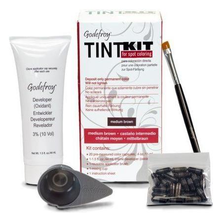 Godefroy Tint Kit Medium Brown 20 Application Kit Hair Color Kit Pasteur Pharmacy