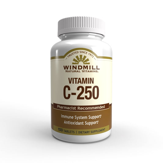Windmill Vitamin C 250mg Tablets 100ct Vitamins & Supplements Pasteur Pharmacy