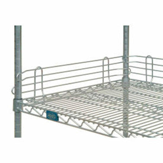72 Inch Chrome Wire Shelf Back Ledge (4 Count Pack) Shelving Pasteur Pharmacy