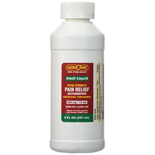 McKesson Brand Pain Relief 500 Mg Strength Liquid 8 Oz., 24BT/CS Medical Supplies Pasteur Pharmacy