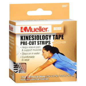 Mueller Kinesiology Tape Pre-Cut Strips Beige Health & Beauty Pasteur Pharmacy