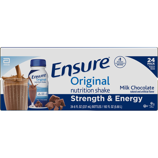 Ensure Original Nutrition Shake Milk Chocolate Ready-to-Drink 8 Fl Oz Cartons Fitness & Nutrition Pasteur Pharmacy