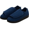 Silvert s Adaptive Clothing & Footwear Men Double-Extra Wide Slip-Resistant Slippers For Seniors 12 XX-Wide Navy/Black Shoes Pasteur Pharmacy