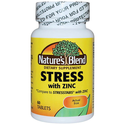 Nature's Blend Stress Formula with Zinc – Dietary Supplement Vitamins & Supplements Pasteur Pharmacy