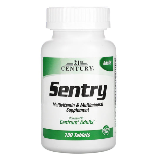 21st Century Sentry, Adults Multivitamin & Multimineral Supplement, 130 Tablets Vitamins & Supplements Pasteur Pharmacy