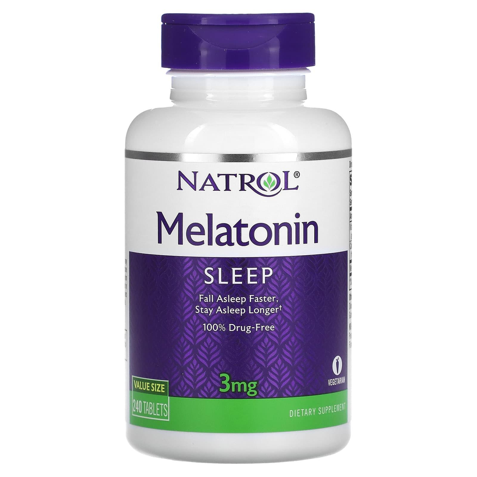 Natrol® Melatonin – 3 mg – Tablets Vitamins & Supplements Pasteur Pharmacy