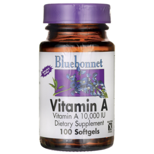 Bluebonnet Nutrition Vitamin A, 3,000 Mcg, 100 Softgels Vitamins & Supplements Pasteur Pharmacy