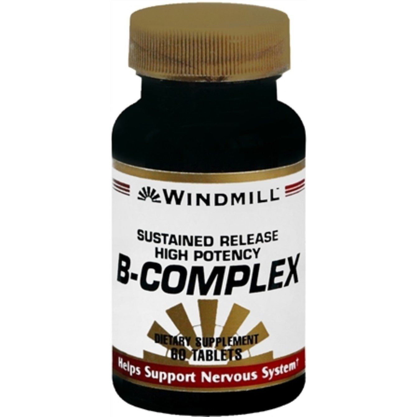 Windmill Vitamin B-Complex 50 Sustained Release Tablets 60Ct Vitamins & Supplements Pasteur Pharmacy