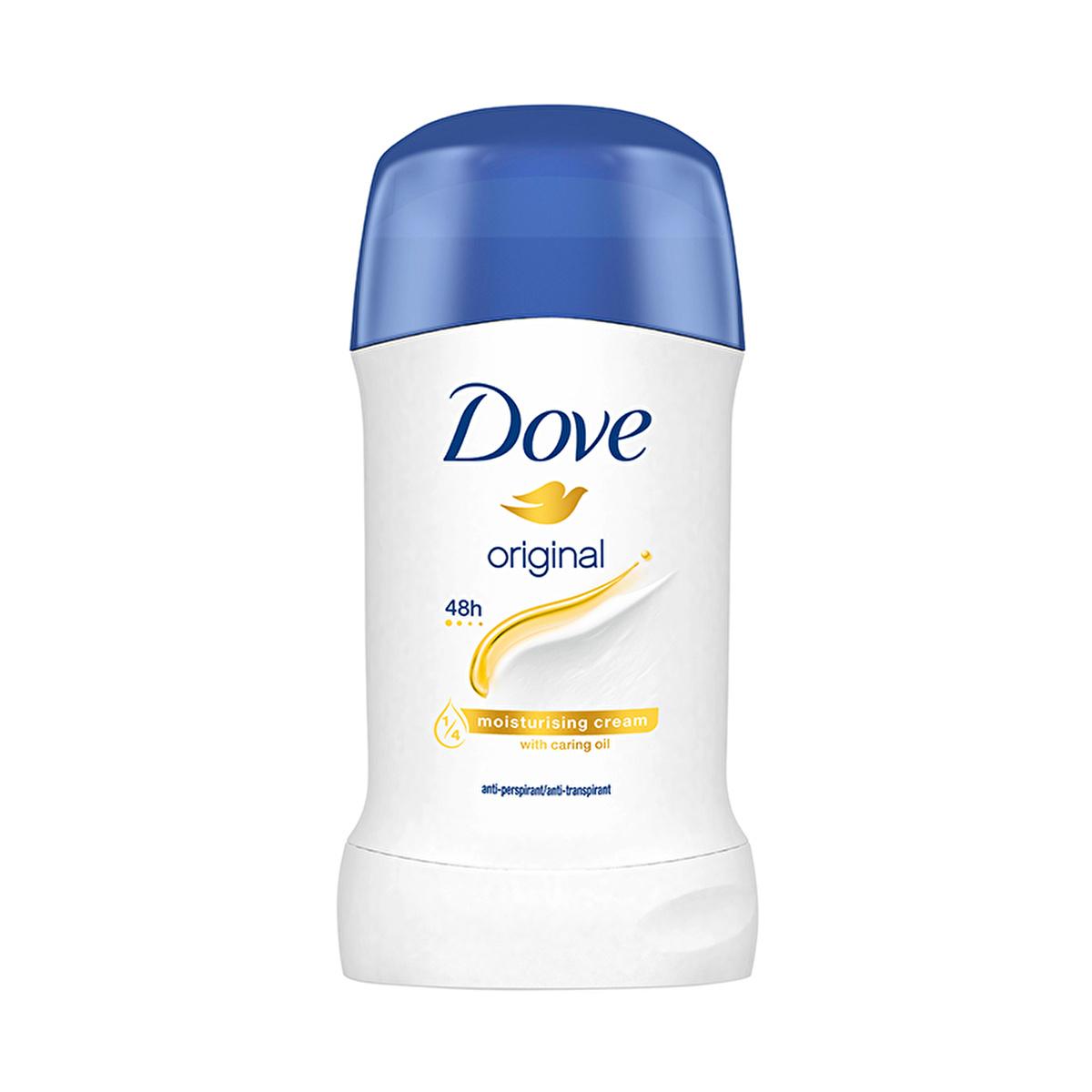 Dove Antiperspirant Deodorant Stick for Women - 48 Hour Protection, Moisturizing & Alcohol-Free - Original Scent