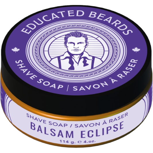 Educated Beards Balsam Eclipse Shave Soap 4 oz Shave Soap Pasteur Pharmacy