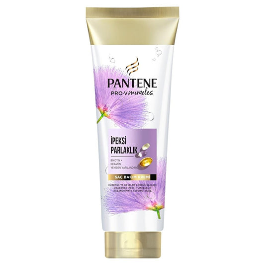 Acondicionador Pantene Pro-V Silky Gloss: fortalece, da brillo y facilita el peinado de cabello normal - Mezcla de nutrientes Pro-V