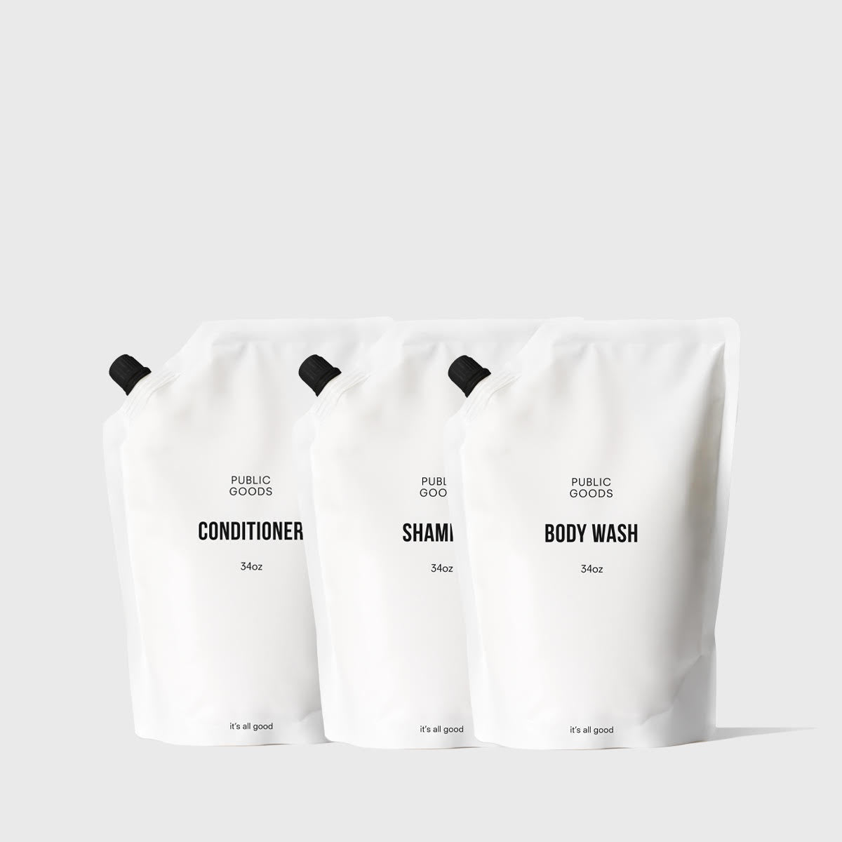 Shower Essentials Refill Bundle Public Goods
